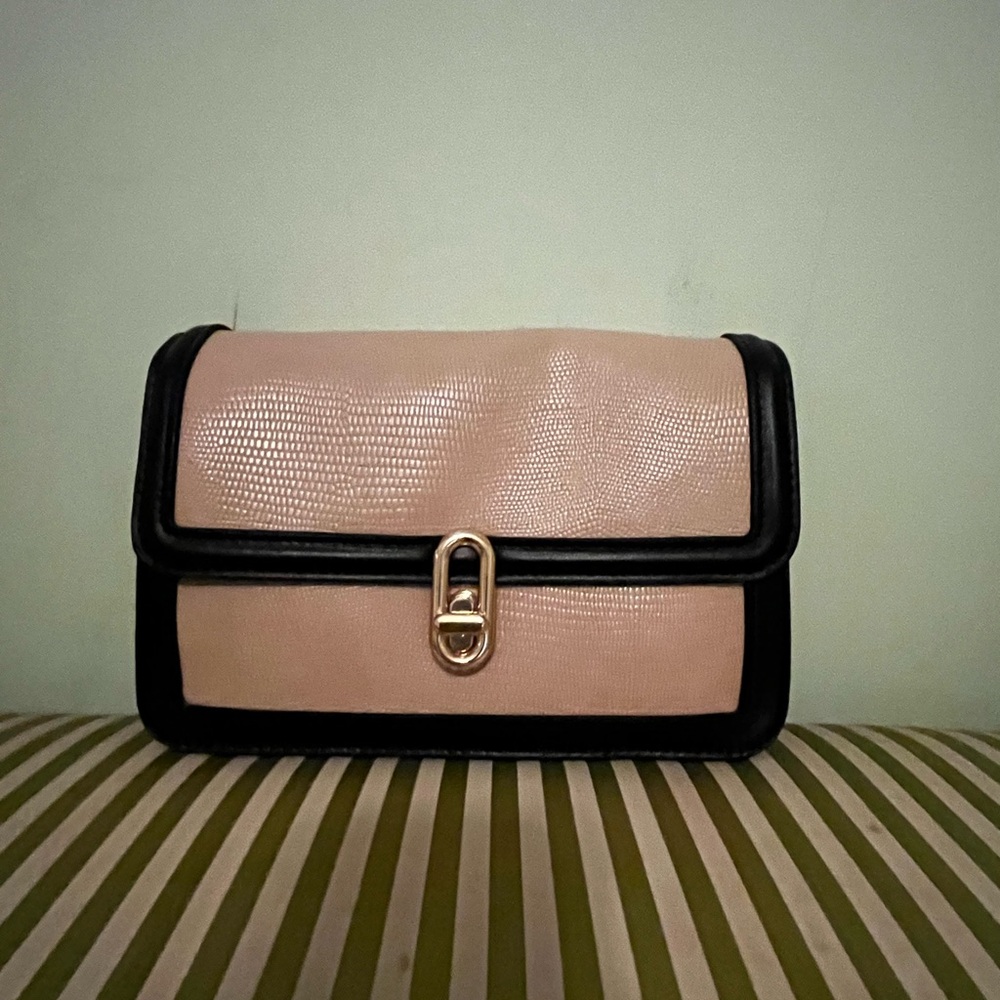 Jules Kate Black and Cream Crossbody Bag